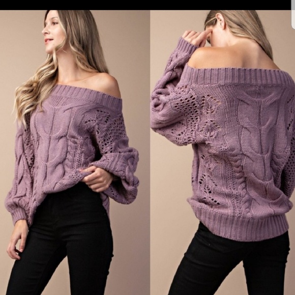 Off shoulder sweater (t5) - Picture 2 of 2